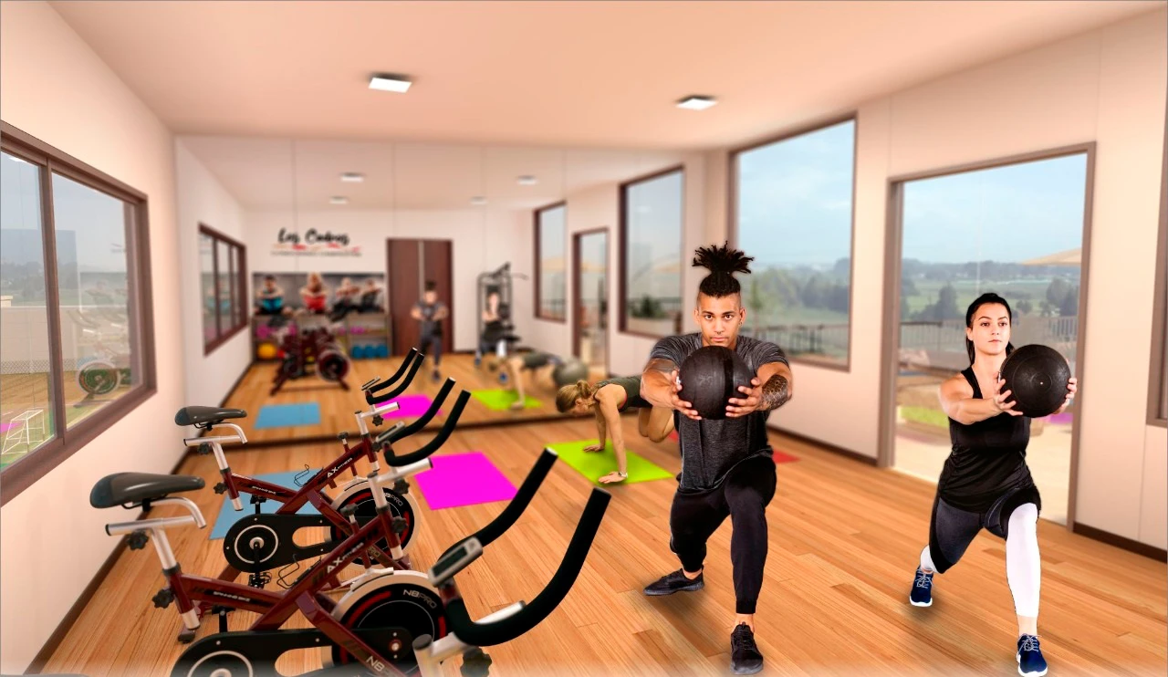 ZONA PARA GIMNASIO los cedros chia condominio campestre