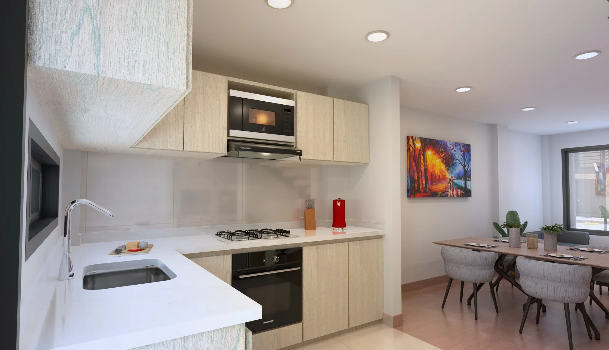 proyecto de vivienda campestre en la sabana de bogota chia santo domingo de fagua tipo de casa cocina 2