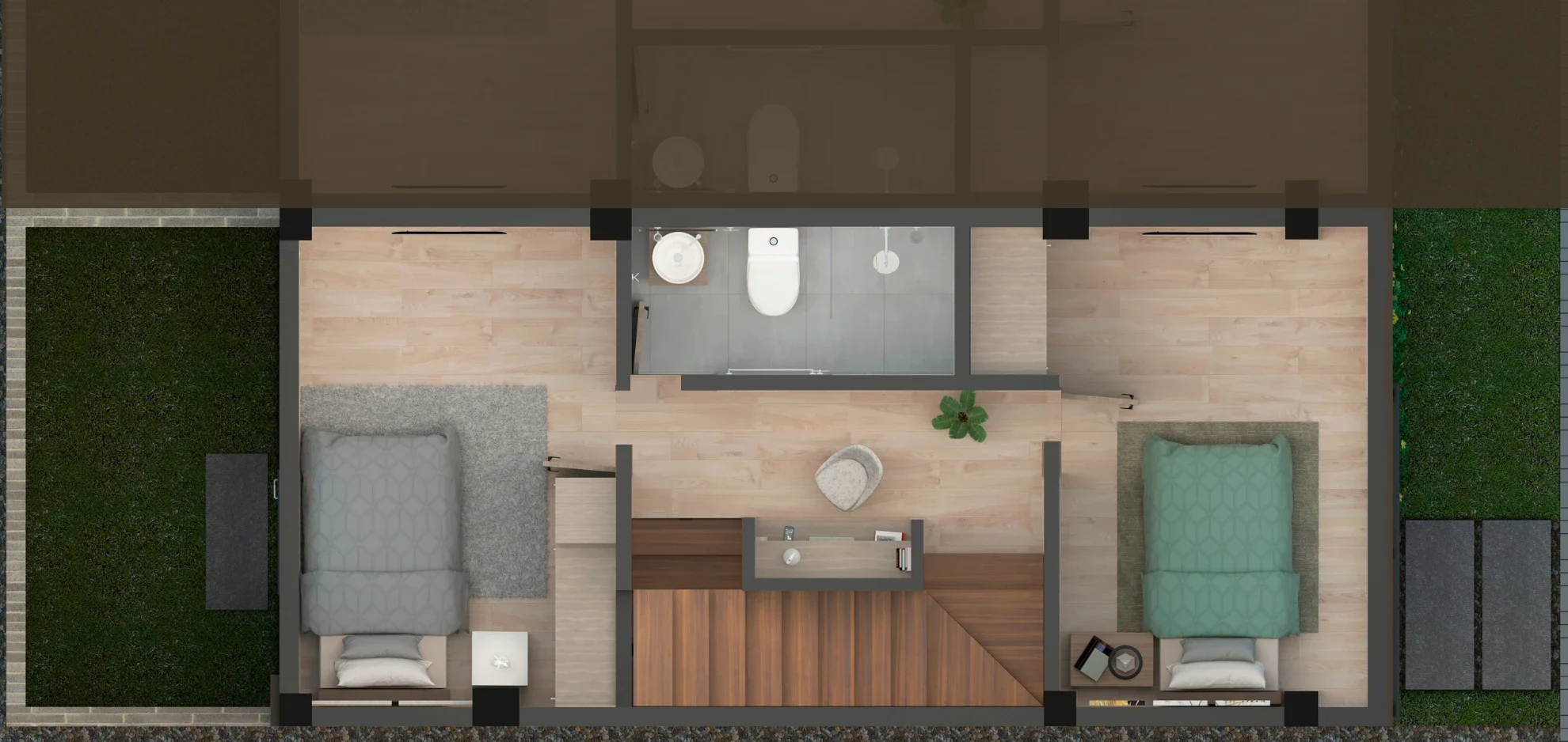 proyecto de vivienda campestre en la sabana de bogota chia santo domingo de fagua tipo de casa planta piso 2