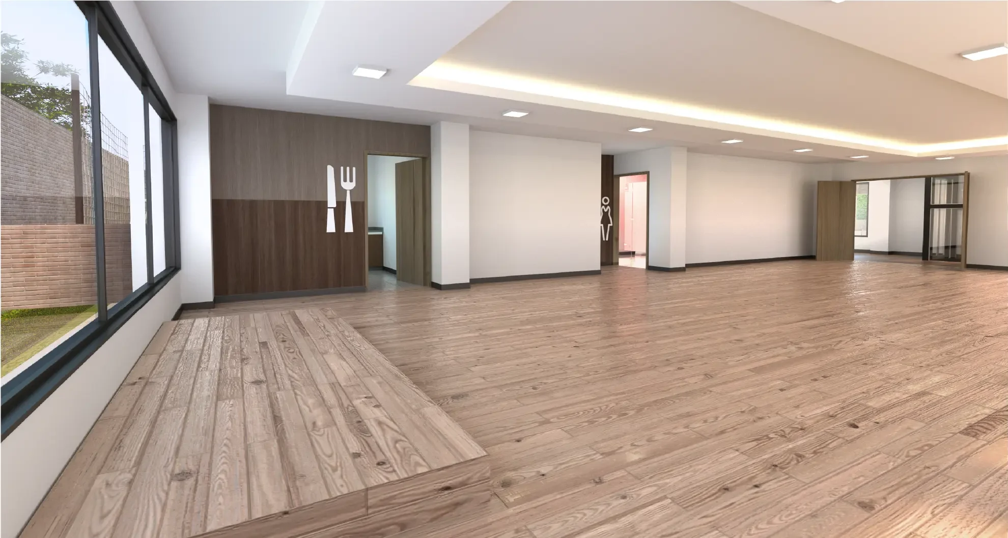 salon social en proyecto de vivienda campestre en la sabana de bogota chia santo domingo de fagua