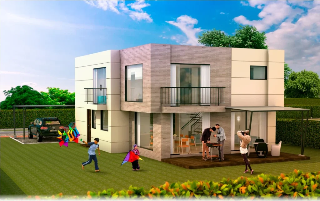 Casa tipo 2 con zona de jardín en Reserva de Fagua, Chía